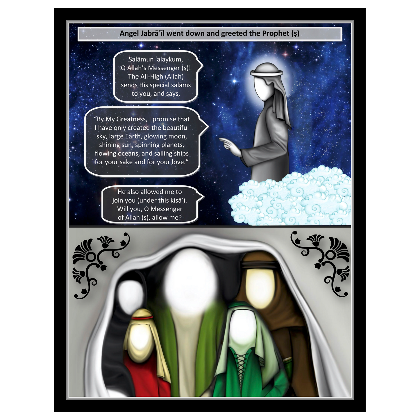 Hadith al-Kisa - The Event of the Cloak | Comic