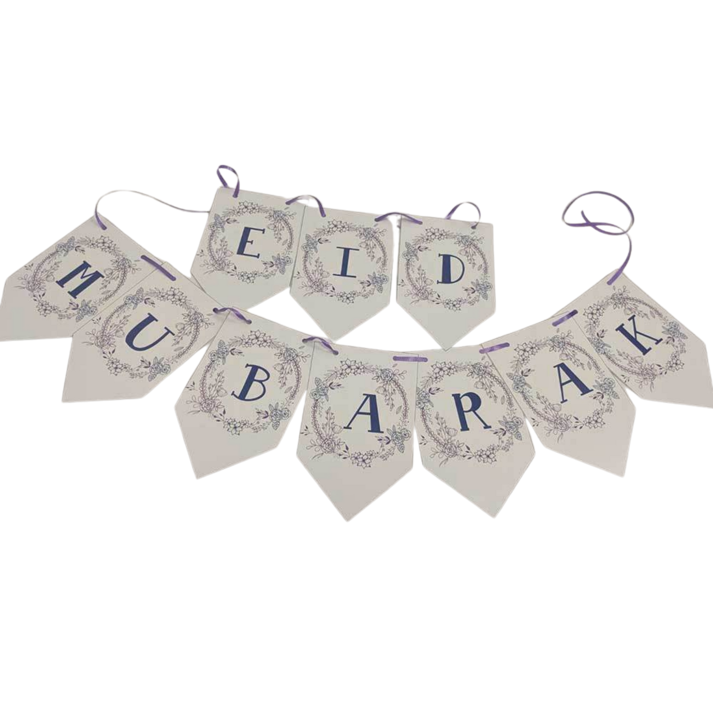 Eid | Purple Floral Bunting