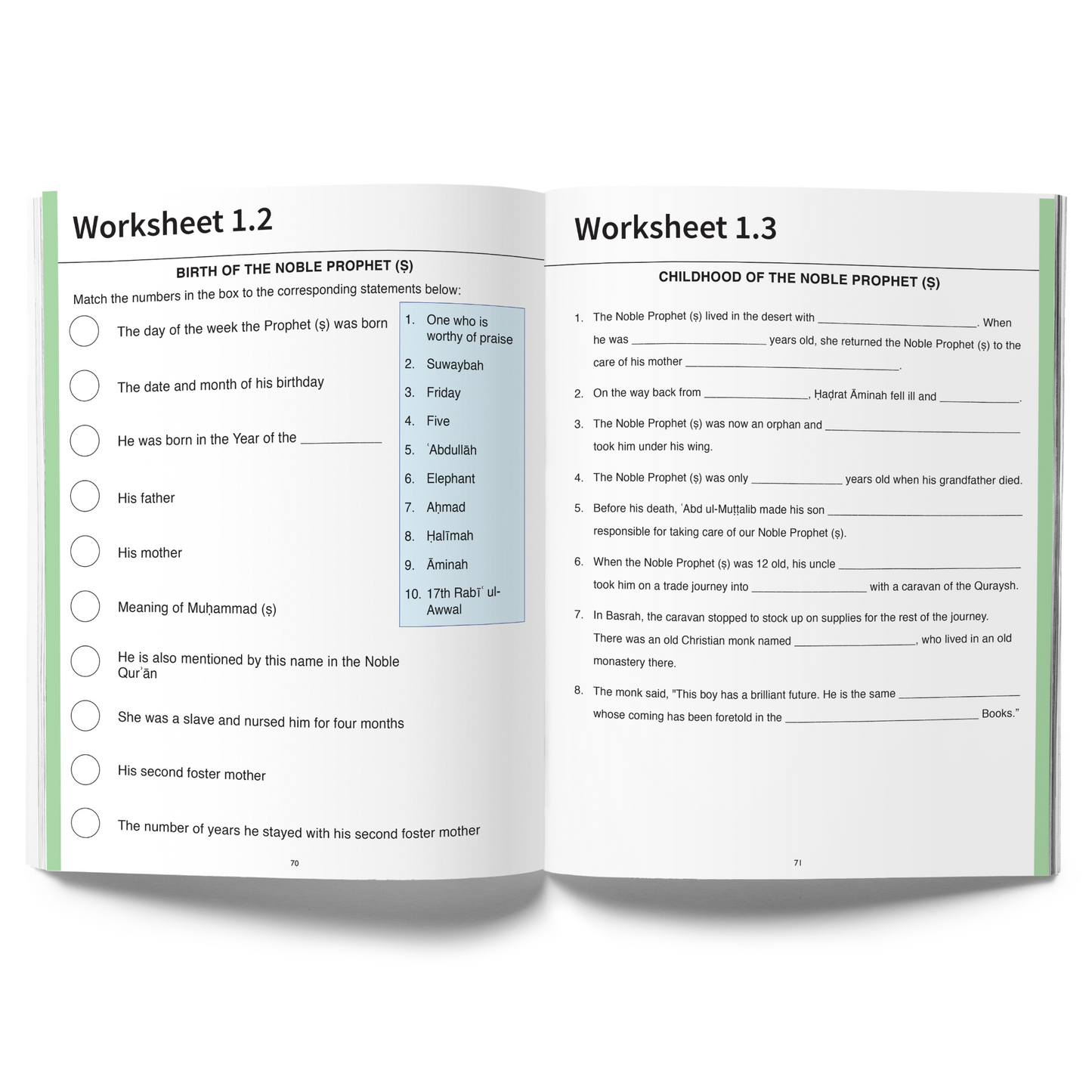 Islamic Curriculum - Grade 5 | Student Workbook