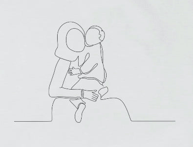 Kisa Family Sweatshirt 2- mother's embrace