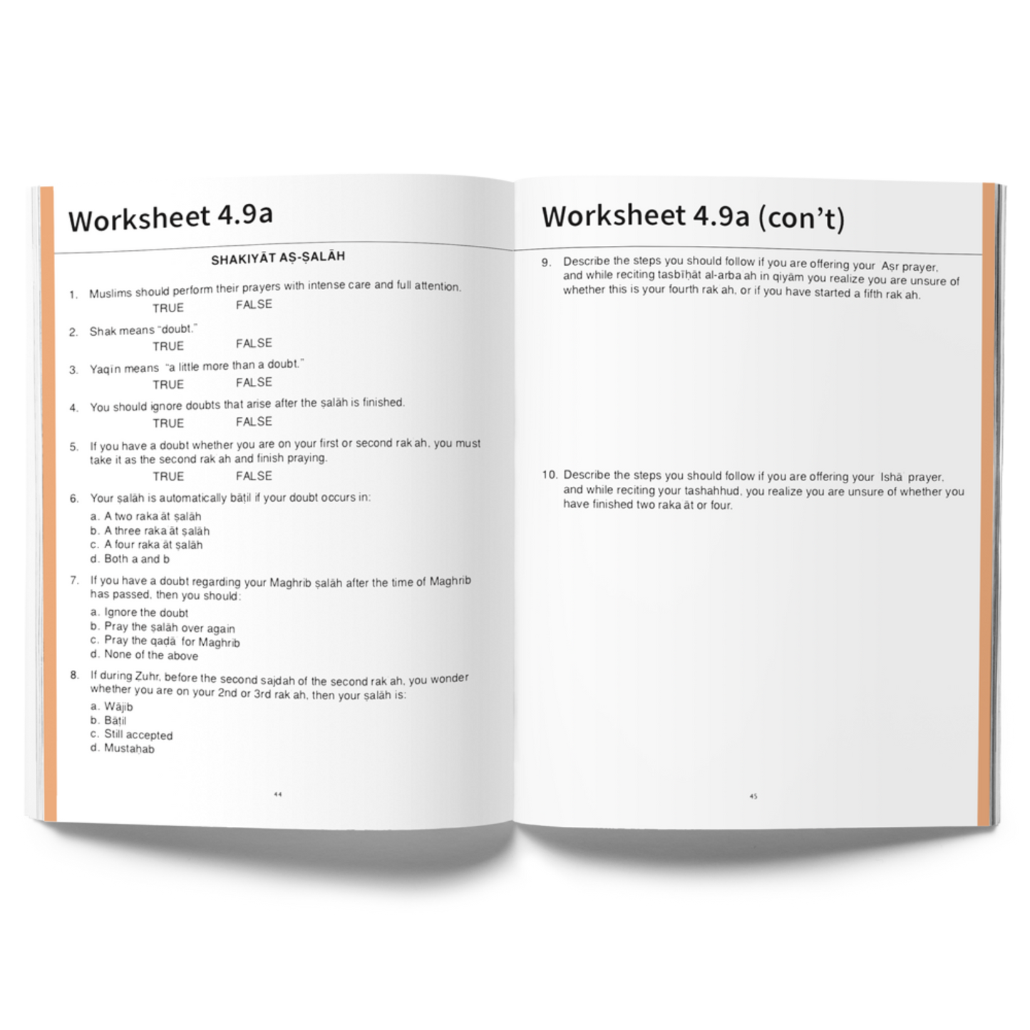 Islamic Curriculum - Grade 6 | Student Workbook