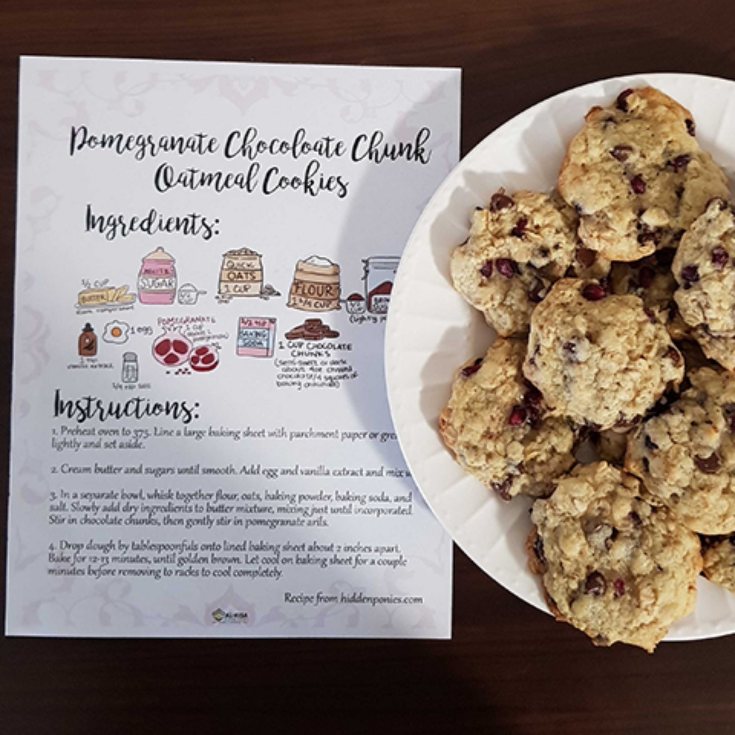 Pomegranate Cookie Recipe