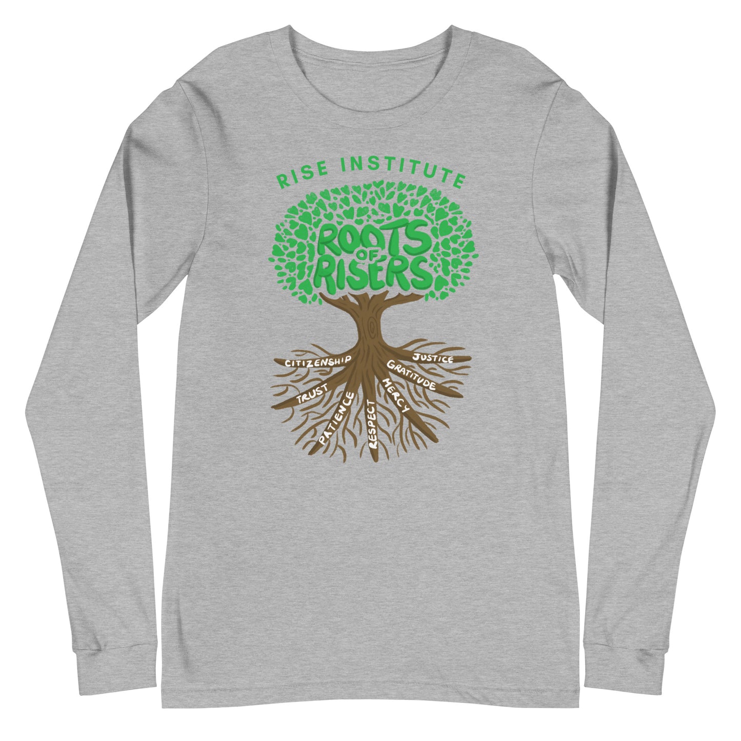 Roots of RISER Adult Long Sleeve Tee
