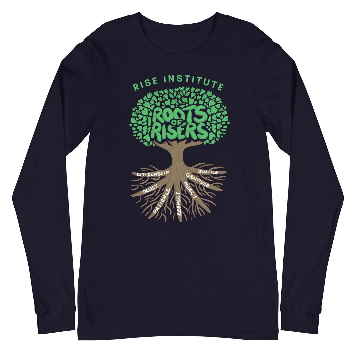 Roots of RISER Adult Long Sleeve Tee