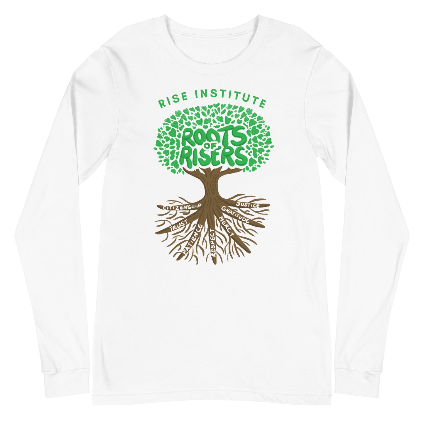 Roots of RISER Adult Long Sleeve Tee