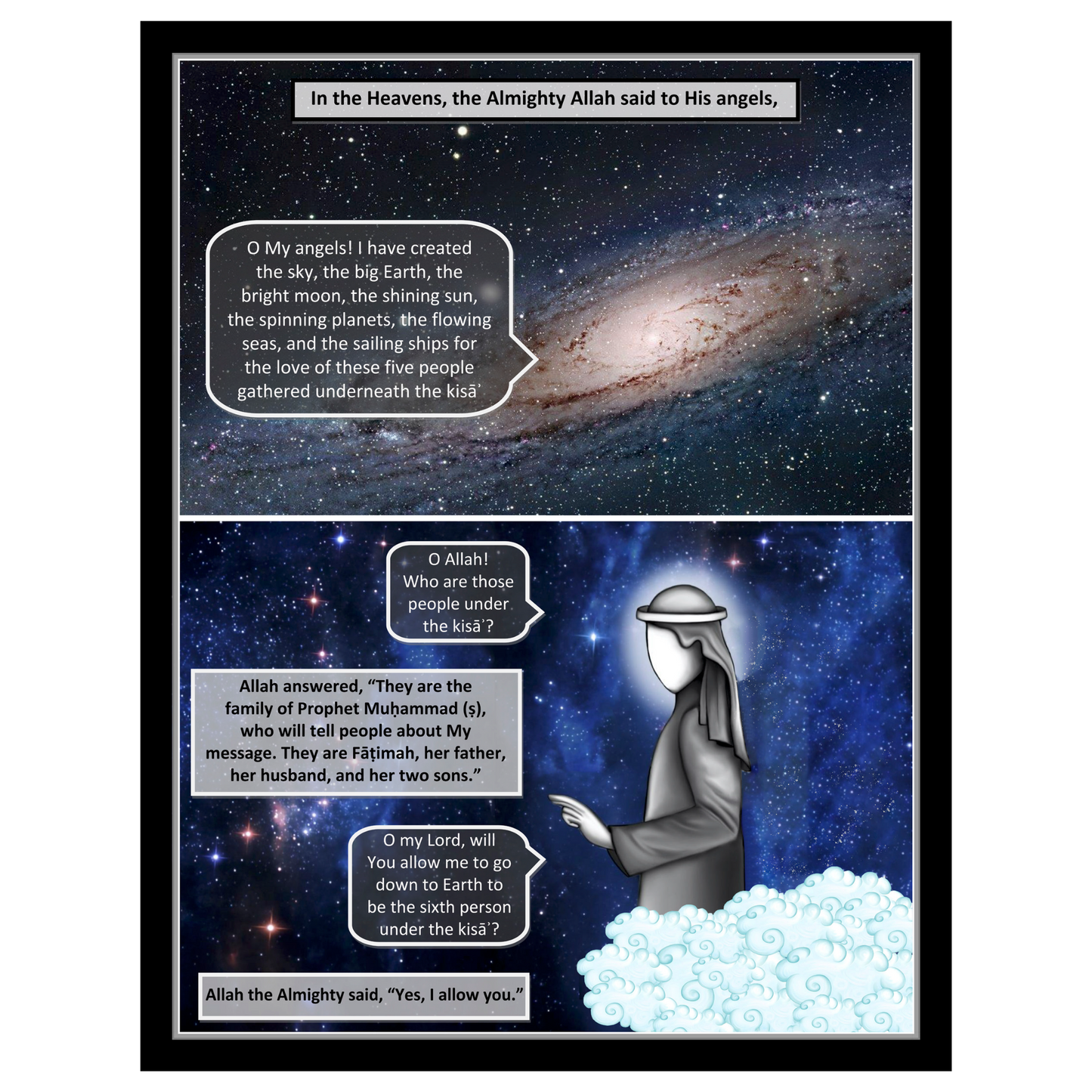 Hadith al-Kisa - The Event of the Cloak | Comic