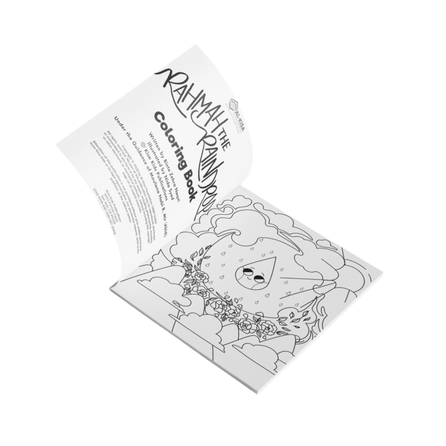 Rahmah the Raindrop | Coloring Book