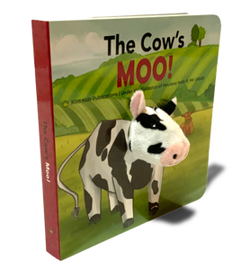 The Cow's Moo finger puppet board book