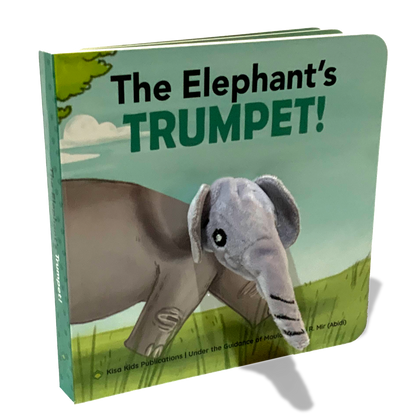 The Elephant's Trumpet finger puppet board book