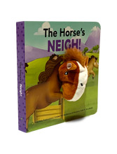 Load image into Gallery viewer, The Horse&#39;s Neigh finger puppet board book
