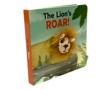 Load image into Gallery viewer, The Lion&#39;s Roar finger puppet board book