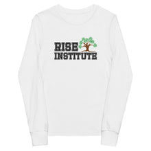 Load image into Gallery viewer, RISE Varsity Youth Long Sleeve Tee