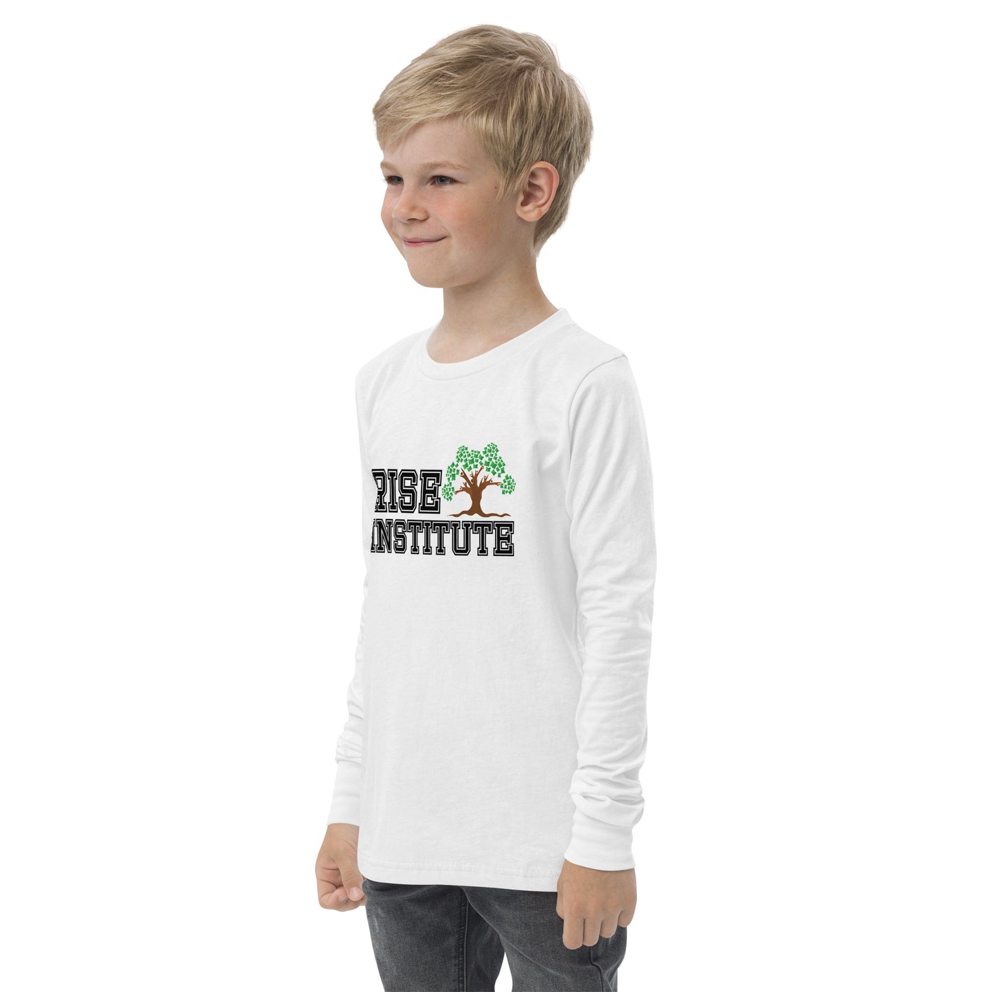 RISE Varsity Youth Long Sleeve Tee
