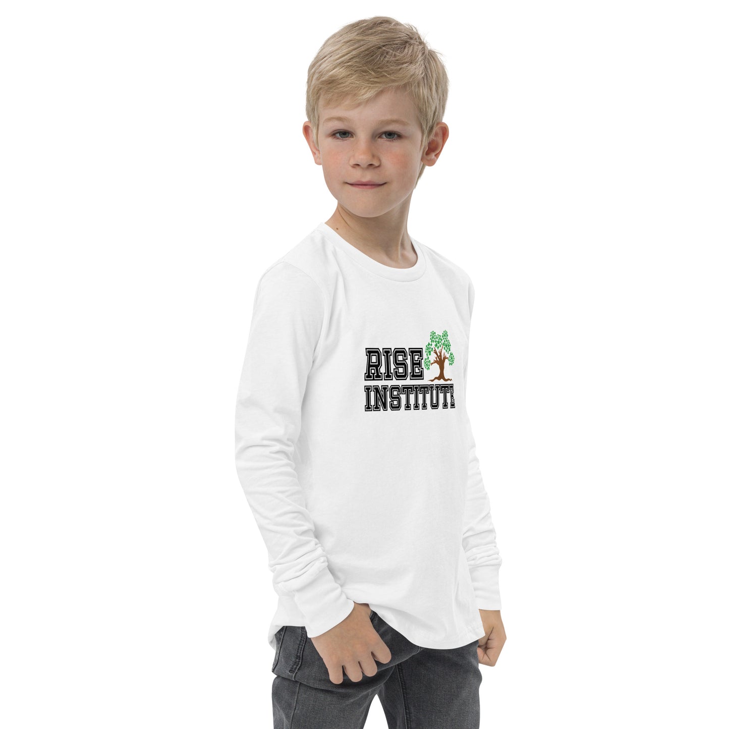 RISE Varsity Youth Long Sleeve Tee